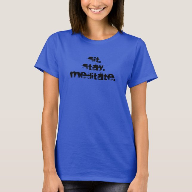 Camiseta Meditação Tie-Dye (Frente)