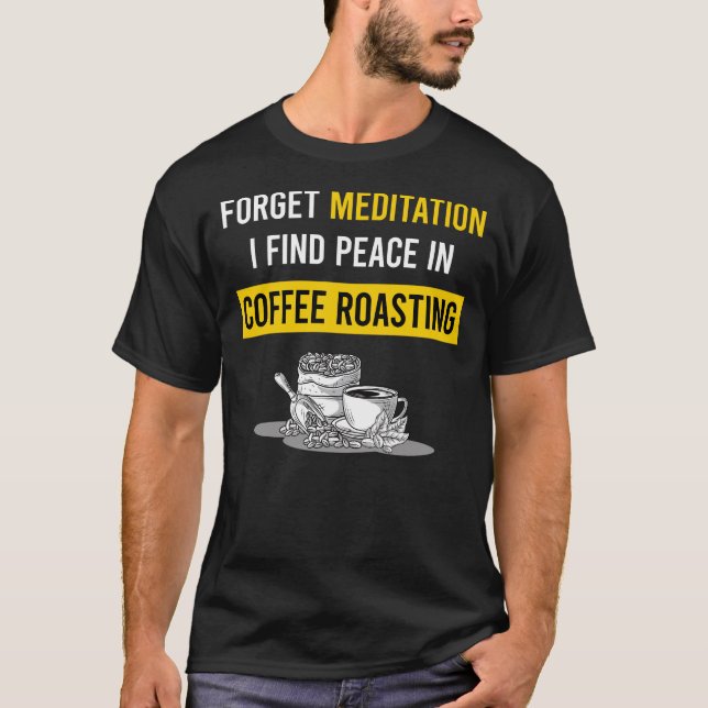 Camiseta Meditação - Torrefação de café (Frente)