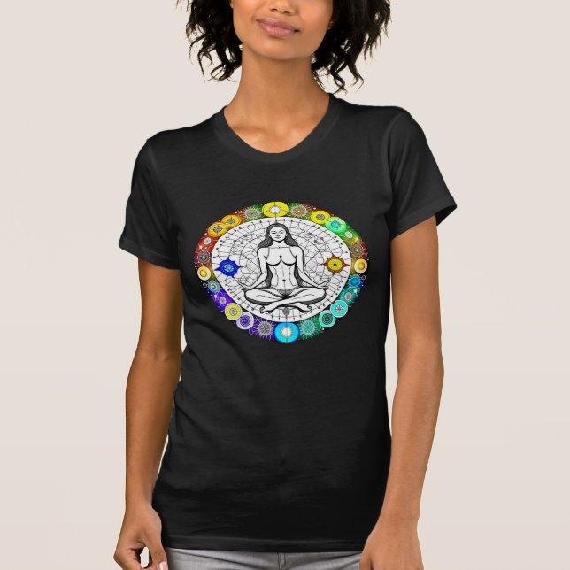 Camiseta Meditação Tranquil e Serena Pacífica (Frente)