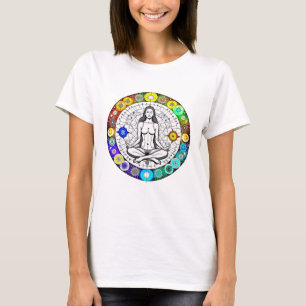 Camiseta Meditação Tranquil e Serena Pacífica