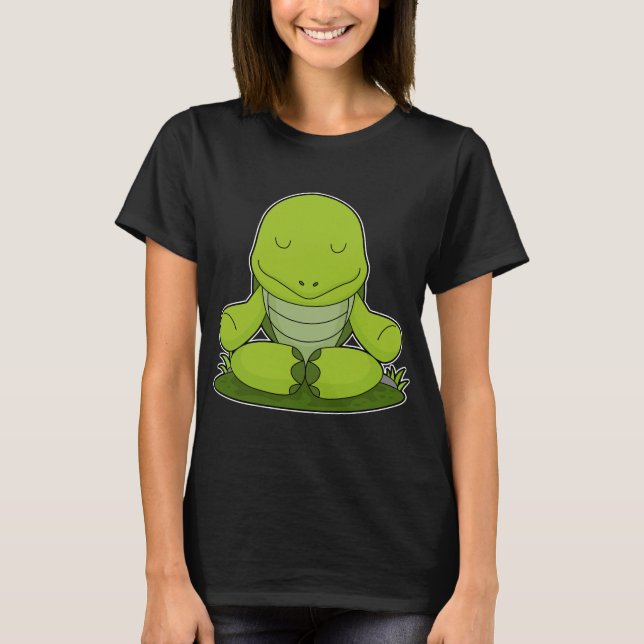 Camiseta Meditação Turtle Yoga (Frente)