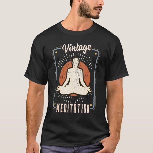Camiseta Meditação Vintage Retro Classic Love 1 (Frente)