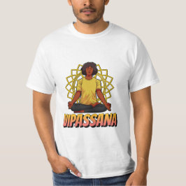 Camiseta Meditação Vipassana Anicca Espiritual É Libertada