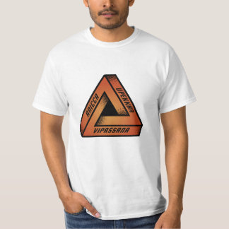 Camiseta Meditação Vipassana Anicca Upekkha Equanimação Zen
