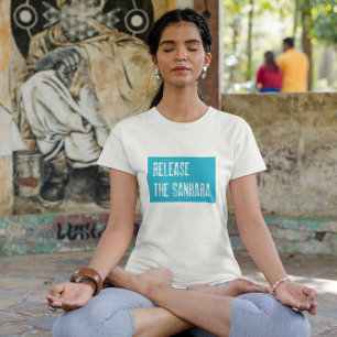 Camiseta Meditação Vipassana Libertação Espiritual Sankara