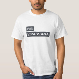 Camiseta Meditação Vipassana Para Ver O Que É