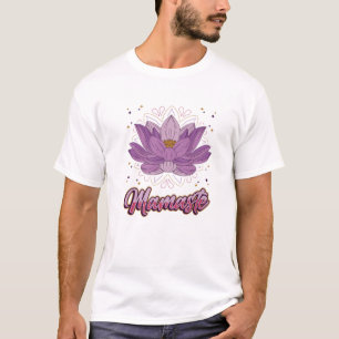 Camiseta Meditação Yoga Mamaste Mamaste Meditação Namaste L