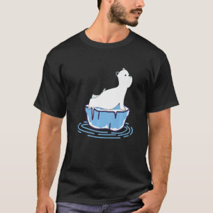 Camiseta Meditação Yoga Polar Bear Merch