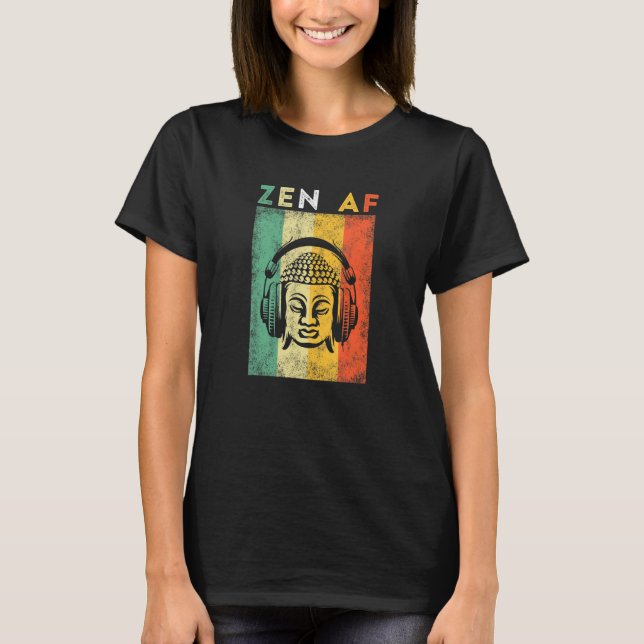 Camiseta Meditação Zen Af Yoga (Frente)