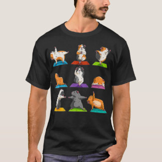 Camiseta Meditação Zen Malhação Yoga Guiné Pig