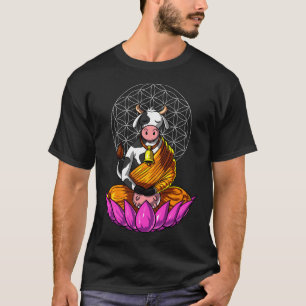 Camiseta Meditação Zen Vaca