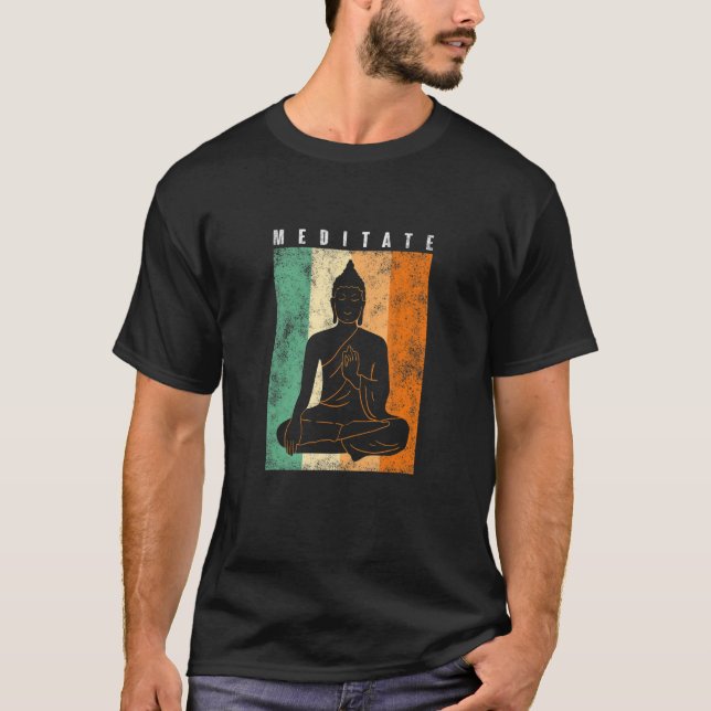 Camiseta Meditar Yoga Pose (Frente)