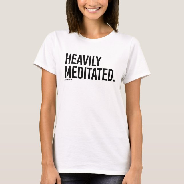 Camiseta Meditated pesadamente - .png (Frente)