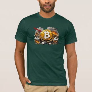 Camiseta Meditating Bitcoin Calm in Chaos Crypto T-Shirt