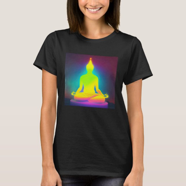 Camiseta Meditation Enlightment Spiritual Yoga Transcendent (Frente)