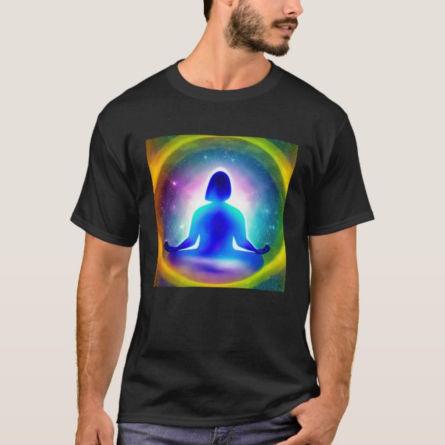 Camiseta Meditation Enlightment Spiritual Yoga Transcendent (Frente)