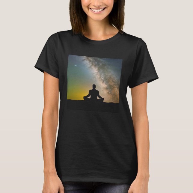 Camiseta Meditation Enlightment Spiritual Yoga Transcendent (Frente)