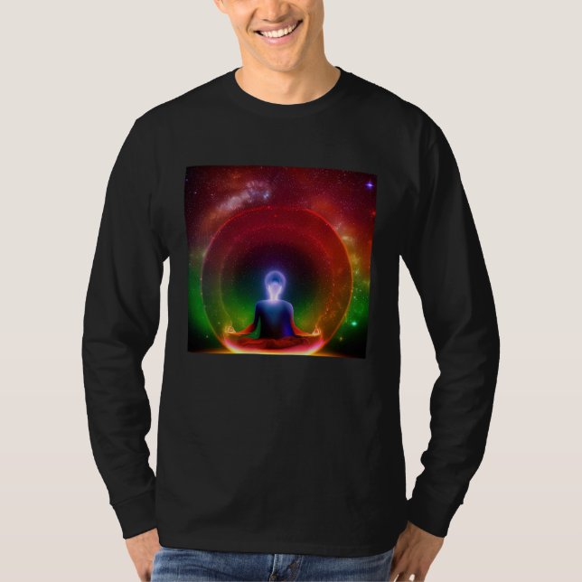 Camiseta Meditation Enlightment Spiritual Yoga Transcendent (Frente)