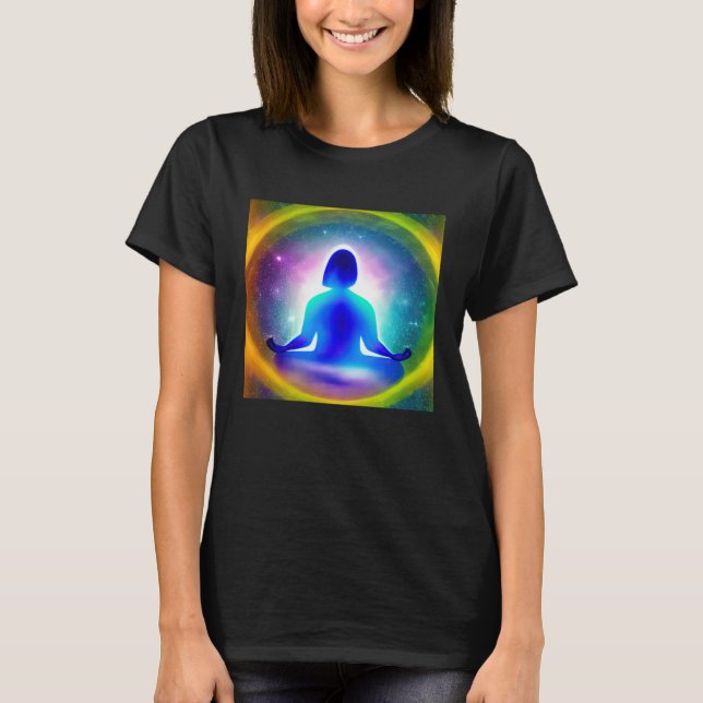 Camiseta Meditation Enlightment Spiritual Yoga Transcendent (Frente)