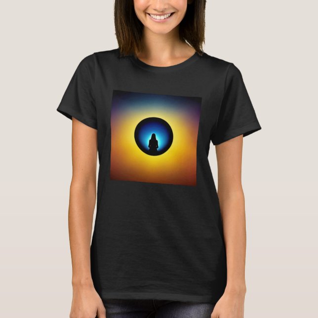 Camiseta Meditation Enlightment Spiritual Yoga Transcendent (Frente)