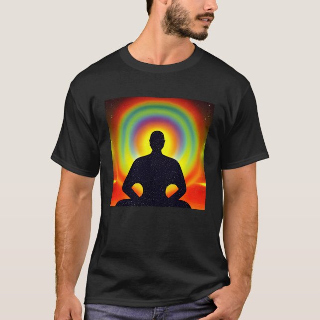 Camiseta Meditation Enlightment Spiritual Yoga Transcendent (Frente)