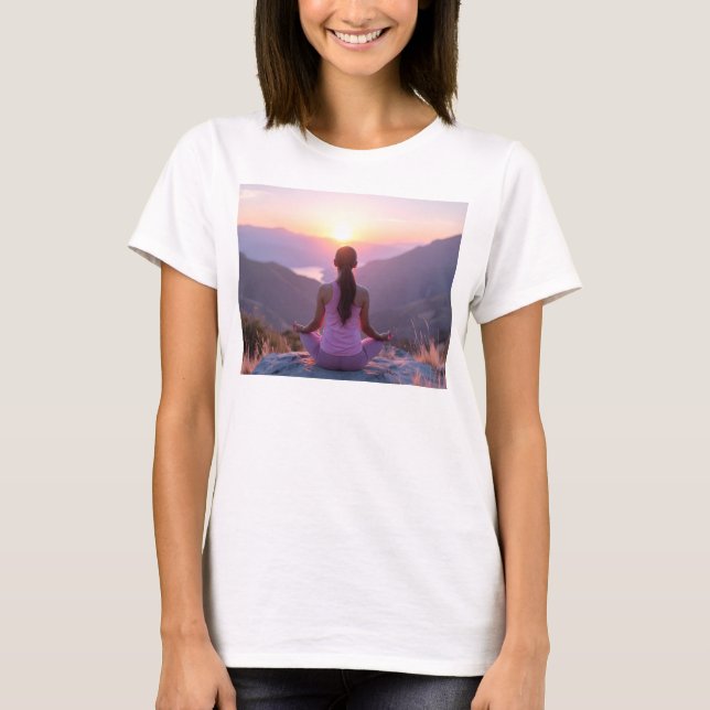 Camiseta Meditation - Inner Balance - Yoga (Frente)