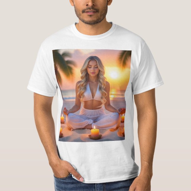 CAMISETA MEDITATION - YOGA - WELLNESS - CARPE DIEM (Frente)