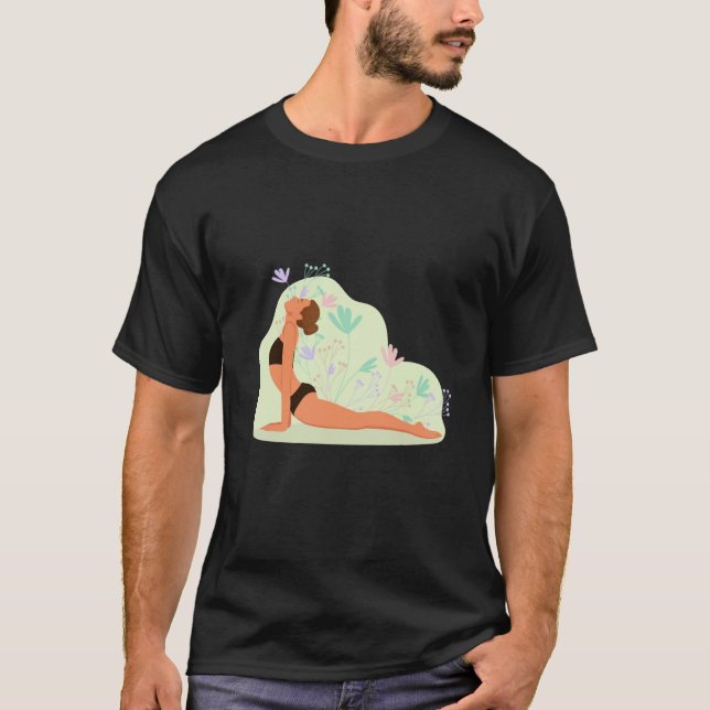 Camiseta meditation yoga zen spiritual buddhism girl (Frente)