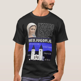 Camiseta Medjugorje Mensagem Janeiro 25 2023 Oração Con em