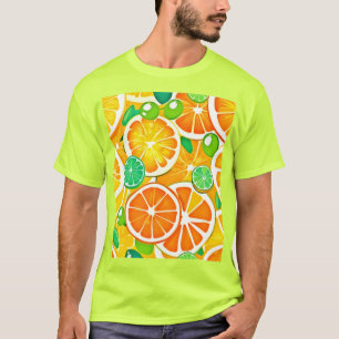 Camiseta Medley Citrus Vibrant - Fatias Frescas E Juciosas