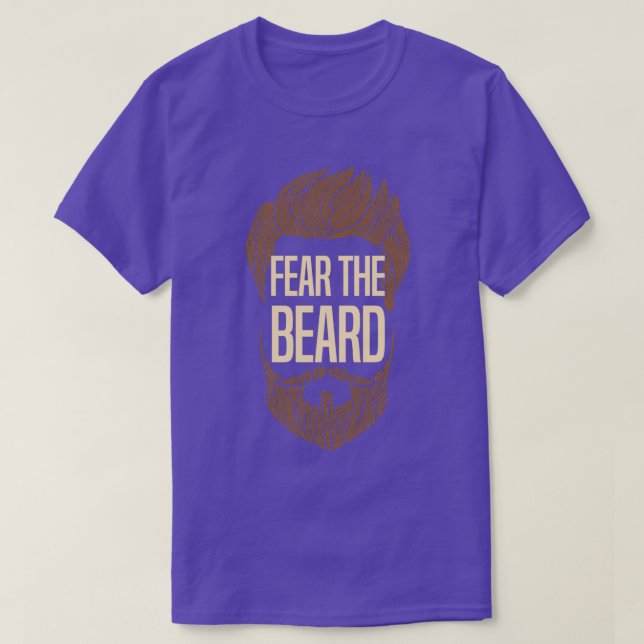 Camiseta Medo da barba 60 (Frente do Design)
