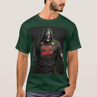 Camiseta Medo da Camisa-T da Doom