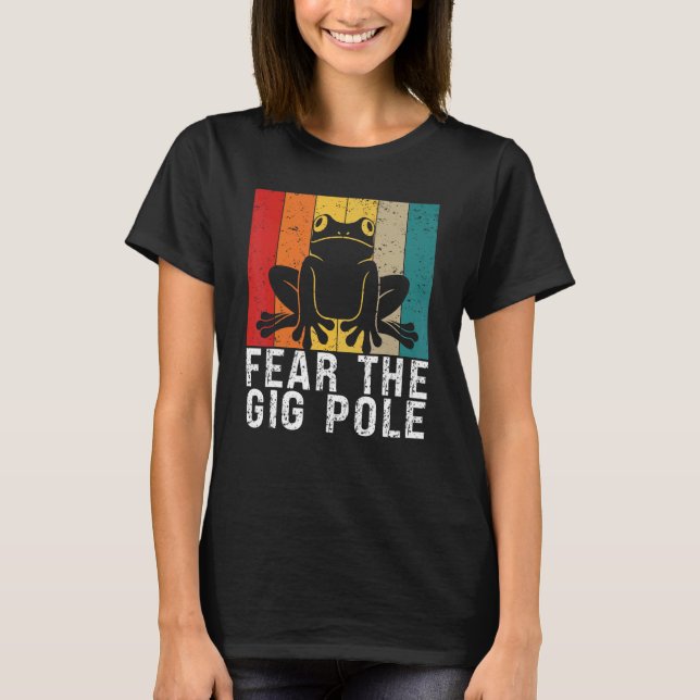 Camiseta Medo da captura do Sapo do Gig Pole (Frente)