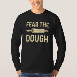 Camiseta Medo Da Citação Dough De Um Cupcake Baker