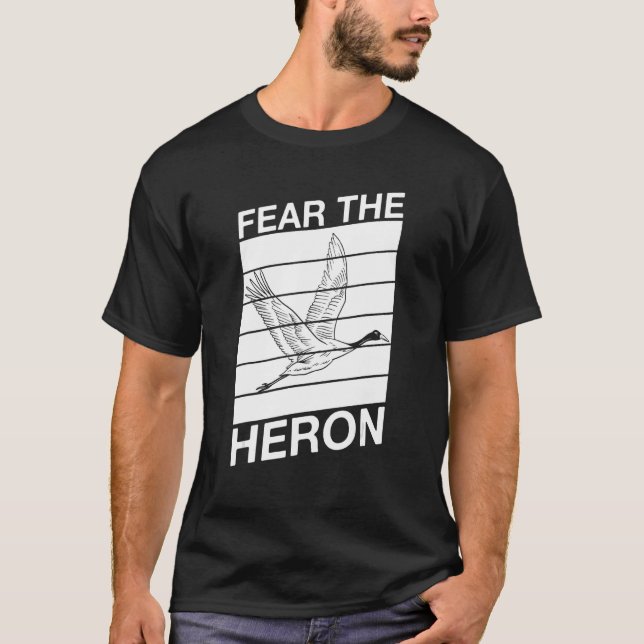 Camiseta Medo Da Citação Herônica De Um Pássaro (Frente)