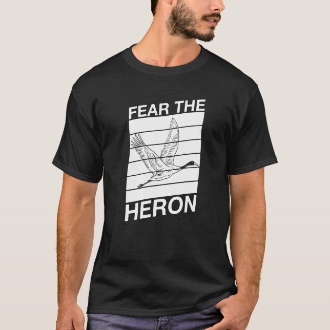 Camiseta Medo Da Citação Herônica De Um Pássaro (Frente)