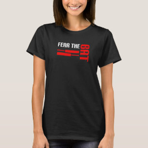 Camiseta Medo Da Cota De Um Jogador De Críquete
