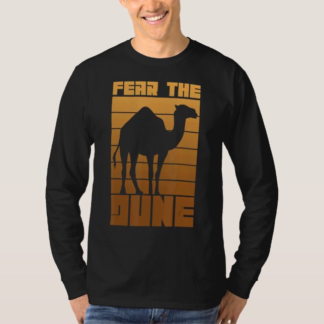 Camiseta Medo Da Duna Por Um Dromedário (Frente)
