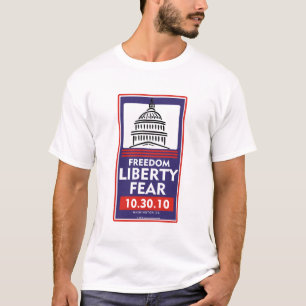 Camiseta Medo da liberdade da liberdade