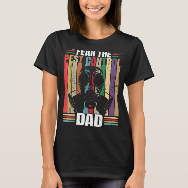Camiseta Medo Da Ordem De Produção De Retrorprofissional Do (Frente)