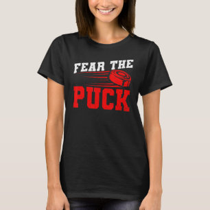 Camiseta Medo Da Puta Por Um Hóquei No Gelo