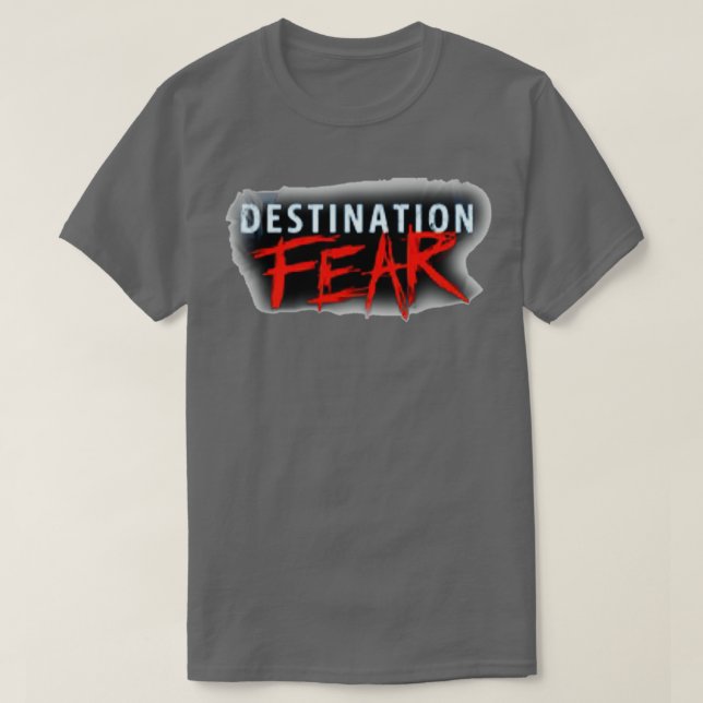 Camiseta Medo de Destino (Frente do Design)