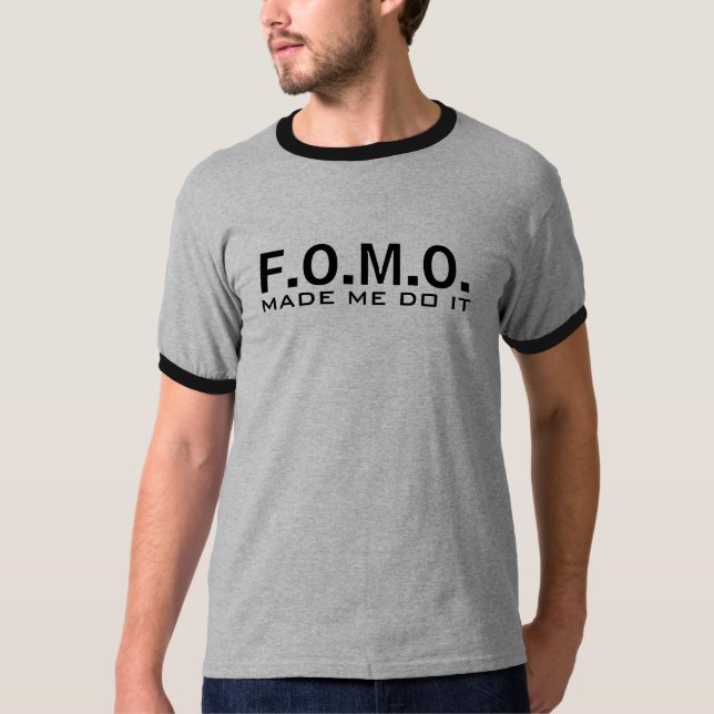Camiseta Medo de Estar Por Fora | FOMO (Frente)