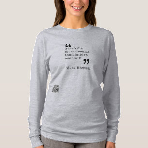 Camiseta Medo de matares mais sonhos