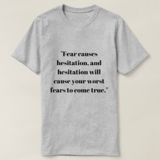 Camiseta Medo de quebra de ponto masculino causa calafrios