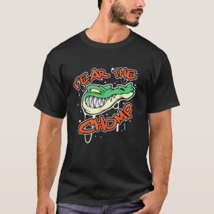 Camiseta Medo do Alligat do Espírito Escolar de Chomp na Fl