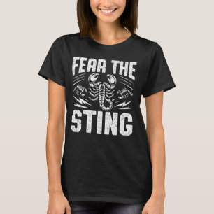 Camiseta Medo do Escorpião de Ponta