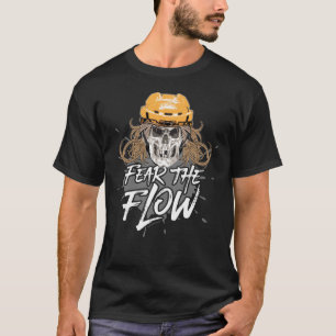 Camiseta Medo do Fluxo (cabelo de hóquei)
