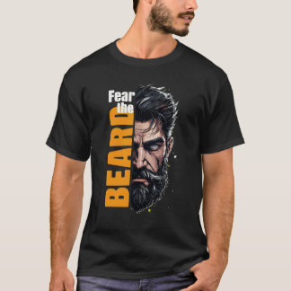 Camiseta Medo do rosto da barba