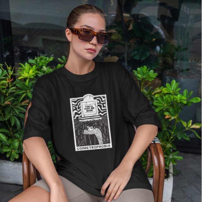 Camiseta Medo dos cemitérios (Criador carregado)